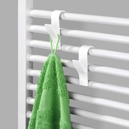 Konksud nagid, 2 tk, valge