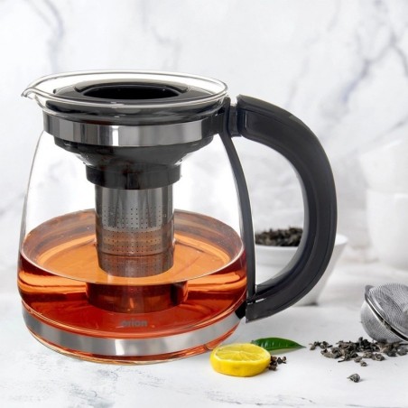 Kuumuskindlast klaasist teekann koos teetõ... | FreshDesign.ee