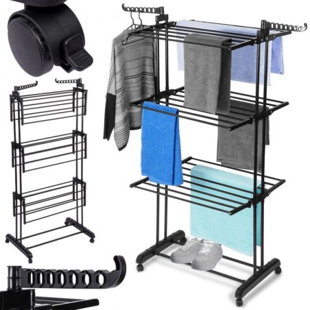 Ratastel vertikaalne riidekuivatusrest 125... | FreshDesign.ee