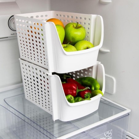 Köögiviljade hoiukast, valge