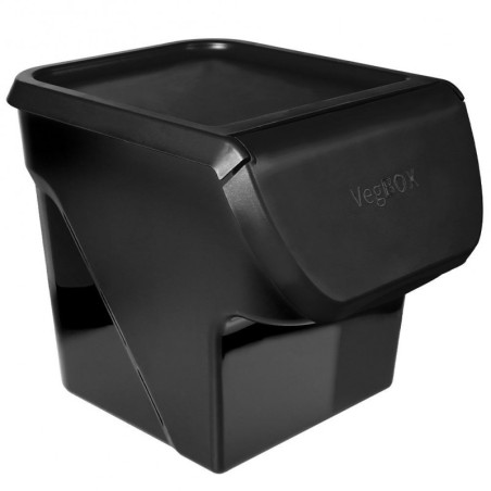 Köögiviljade hoiunõu 13 liitrit, must