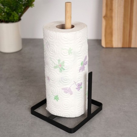 Majapidamispaberi hoidja, puit / metall