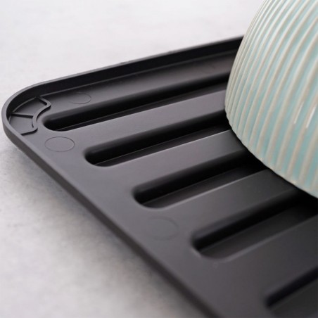 Nõrutusalus, matt must, 39.5x30.5 cm | FreshDesign.ee