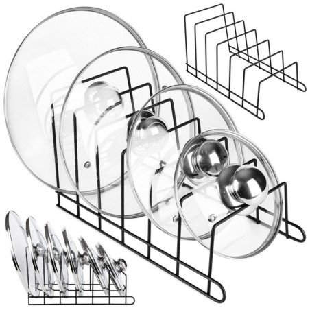 Panni / poti kaante hoidja, metall, must | FreshDesign.ee