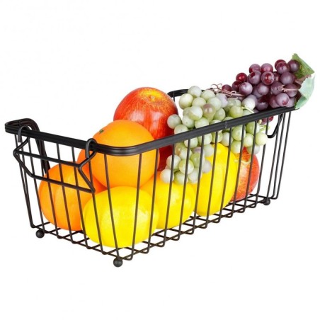 Korv puuviljadele, must, metall | FreshDesign.ee