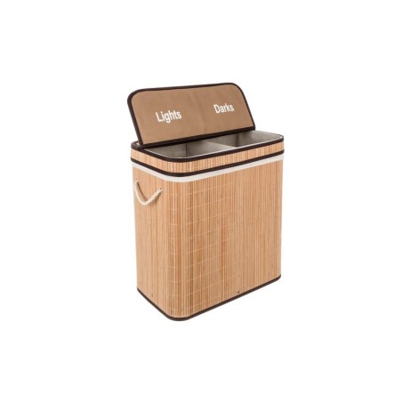 Bambus kahepoolne pesukorv