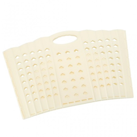 Kokkuvolditav plastik pesukorv, kreem | FreshDesign.ee