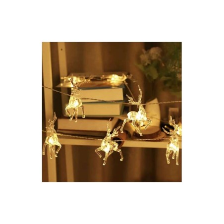 Jõulutuled, põhjapõdrad, 10 tk, soe valgus