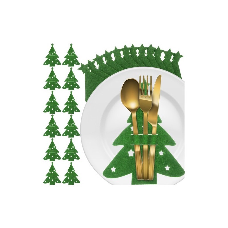 Söögiriistade ümbris jõulupuud, 12 tk | FreshDesign.ee