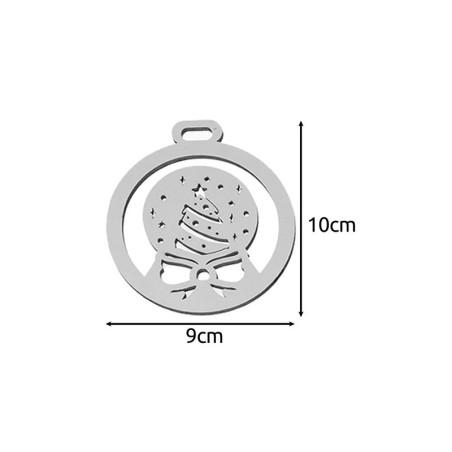 Puidust kuuseehted, 20 tk, valge