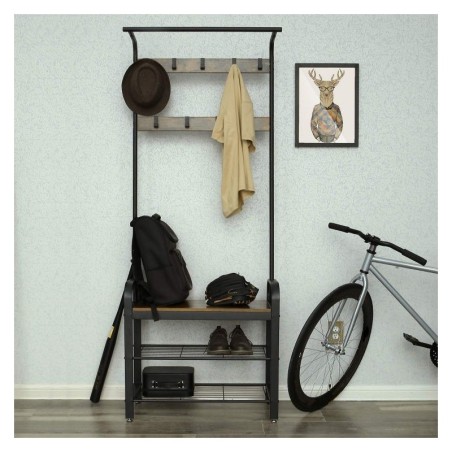 Riidenagi 33,7 x 72 x 183 cm, tumepruun | FreshDesign.ee