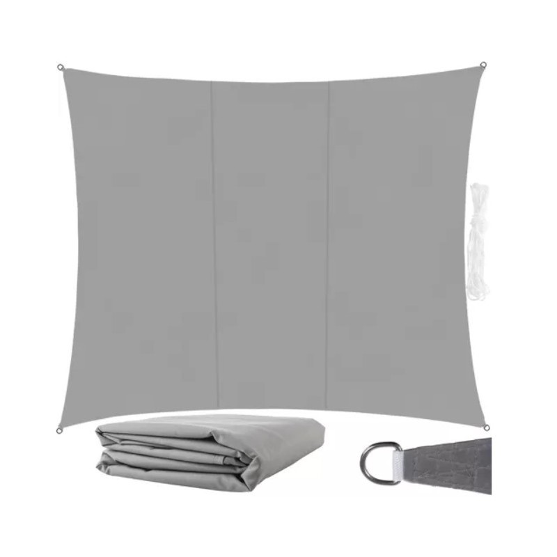 Puri päikesevari 3,6x3,6m - hall KANDILINE