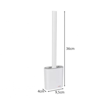 Silikoonist WC-hari, valge