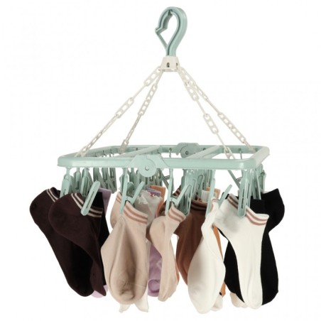 Riidekuivatusrest, 32 riideklõpsu