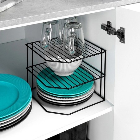 Must metallist kööginurgariiul | FreshDesign.ee