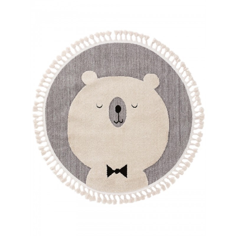 Lastetoa vaip Momo hall Ø 120 cm Ümmargune | FreshDesign.ee