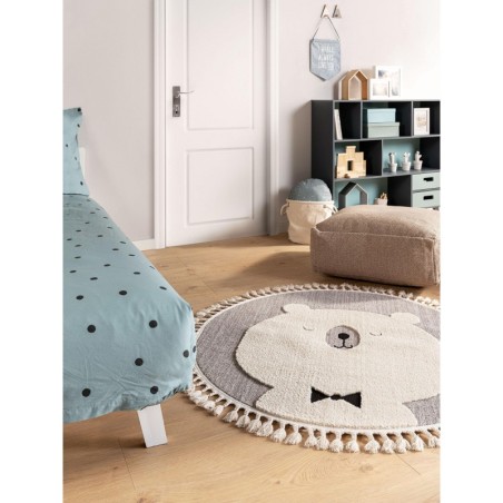 Lastetoa vaip Momo hall Ø 120 cm Ümmargune