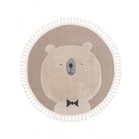 Lastetoa vaip Momo beež Ø 120 cm Ümmargune | FreshDesign.ee