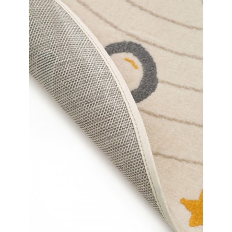 Lastetoa vaip Apollo kreem Ø 120 cm Ümmargune | FreshDesign.ee