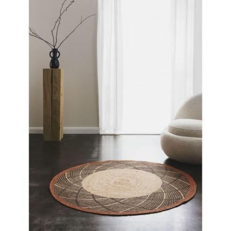 Jute VAIP Sahara pruun Ø 120 cm Ümmargune
