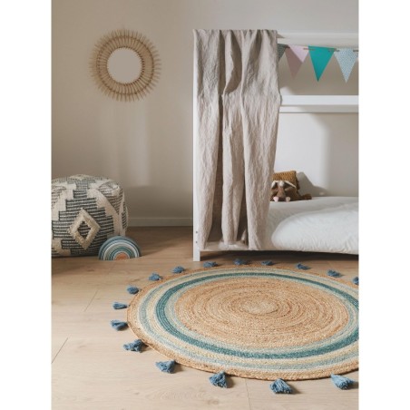 Lastetoa vaip Lovis türkiis 115 cm Ümmargune