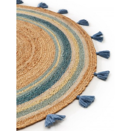 Lastetoa vaip Lovis türkiis 115 cm Ümmargune | FreshDesign.ee