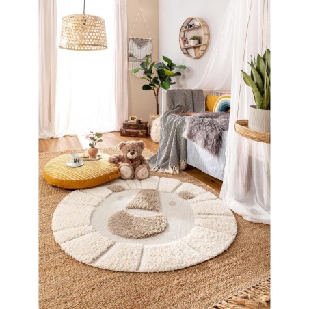 Lastetoa vaip Carlo Lion kreem Ø 120CM