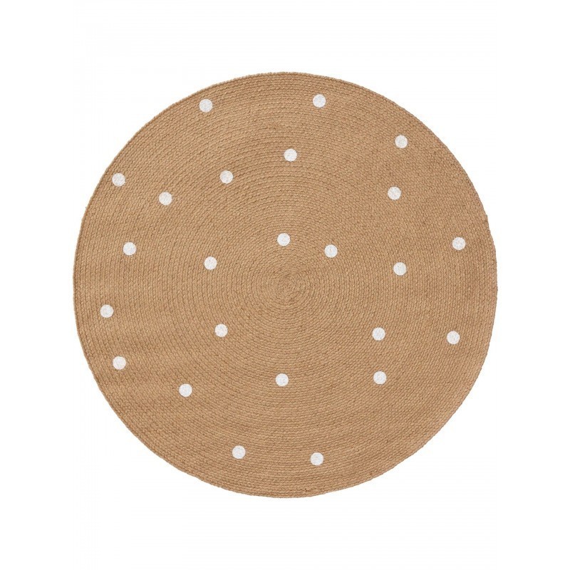 Lastetoa jutevaip pippa helepruun Ø115 | FreshDesign.ee