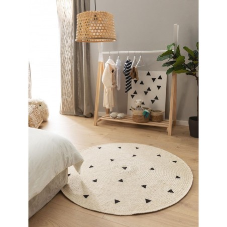 Laste vaip Pippa Cream Ø 160 cm ümmargune