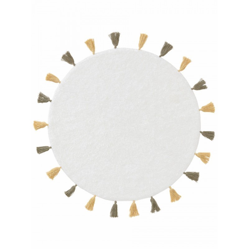 Pestav lastetoa vaip Malu yellow/green Ø 120 cm | FreshDesign.ee