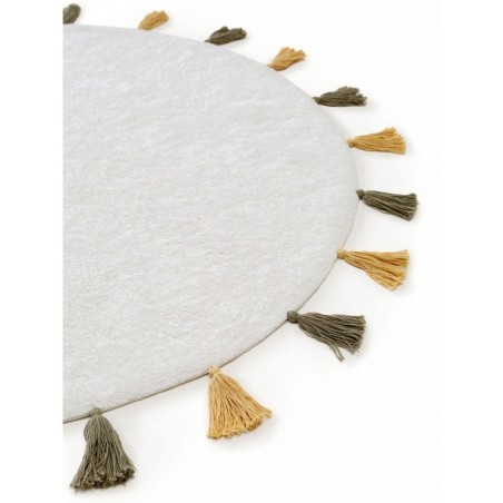 Pestav lastetoa vaip Malu yellow/green Ø 120 cm | FreshDesign.ee