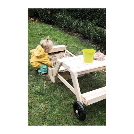 Liivakast istumisnurga ja mudalauaga | FreshDesign.ee