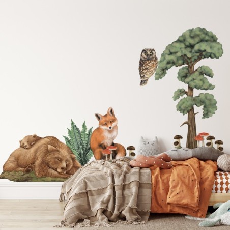 Seinakleebis forest animals 1 | FreshDesign.ee
