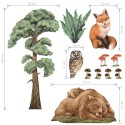 Seinakleebis forest animals 1 | FreshDesign.ee