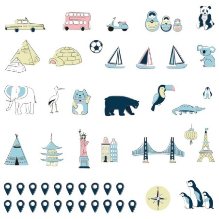 Seinakleebis Maakaart S eesti keeles, ice cold