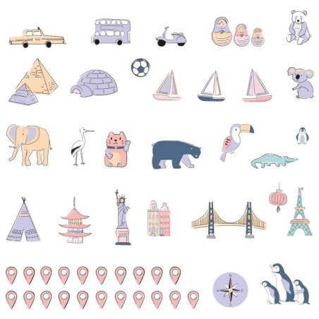 Seinakleebis Maakaart L eesti keeles, spring flower