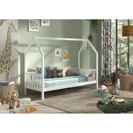 CABANE majavoodi äärega 90 X 200 CM valge | FreshDesign.ee