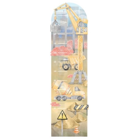 Seinakleebis mõõdupuu ehitusplats kollane