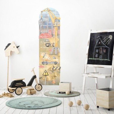 Seinakleebis mõõdupuu ehitusplats kollane | FreshDesign.ee