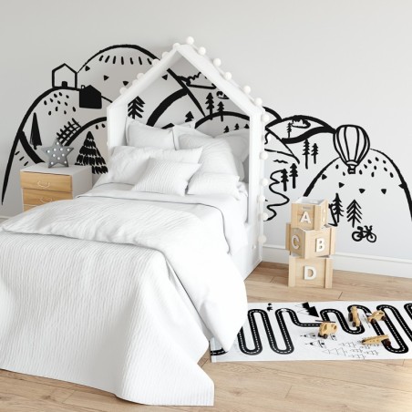 Seinakleebis mäed S, must