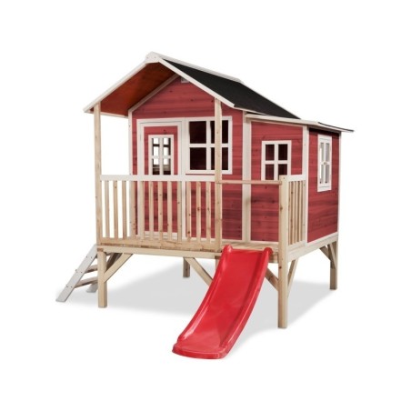 EXIT Loft 350 puidust mängumaja - punane | FreshDesign.ee