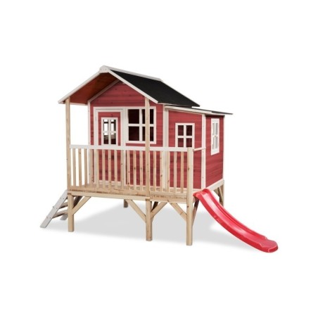 EXIT Loft 350 puidust mängumaja - punane