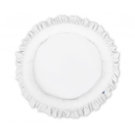 Mängumatt pesa ümmargune, valge | FreshDesign.ee