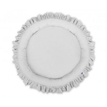 Mängumatt pesa ümmargune, helehall | FreshDesign.ee