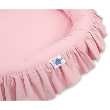 Mängumatt pesa ümmargune, pastell roosa | FreshDesign.ee