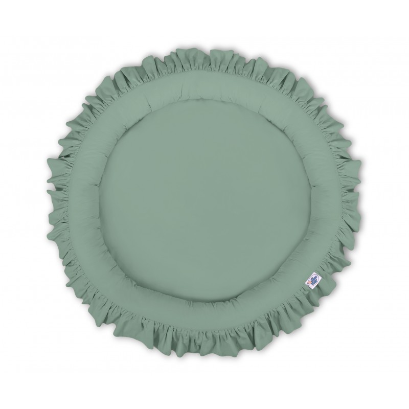 Mängumatt pesa ümmargune, pastell roheline | FreshDesign.ee