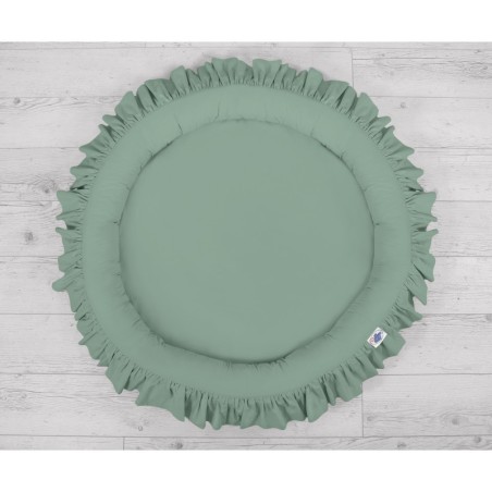 Mängumatt pesa ümmargune, pastell roheline | FreshDesign.ee