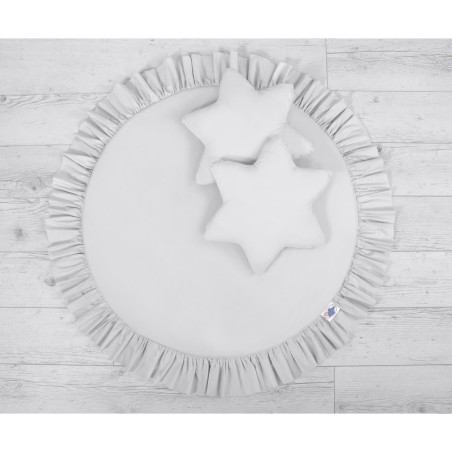 Mängumatt ümmargune, helehall | FreshDesign.ee