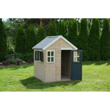 Mängumaja mänguväljak M22G hall (moodul mängumaja+platvorm+liumägi)