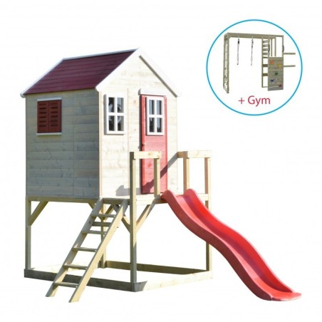 Mängumaja mänguväljak M22R punane (moodul ... | FreshDesign.ee